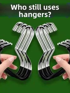 New Baseball Cap Storage Hook Seamless Display Rack Closet Hanging Strap Clothes Hanger Hat Organizer Drying Rack Bedroom Use