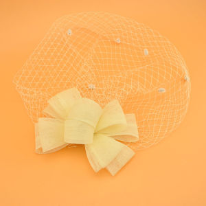 Retro Face Covering Butterfly Knot Net Headwear for Brides Stage Performances Cheongsam Shows Evening Dresses Hair Accessories