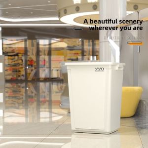 Large Square Home Trash Can 20L