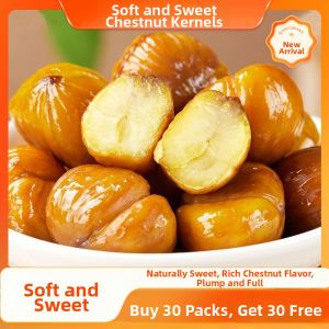 Ready-to-Eat Guilty Pleasure Healthy Oil Roasted Chestnut Kernels Nuts