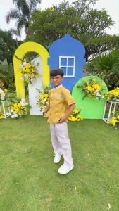 Setelan Koko Zain Anak Laki Laki Umur 3-12 Tahun Bahan Katun Madinah Terbaru Hoofla Kids