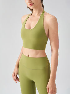 เสื้อชั้นในกีฬาแบบไม่มีสายหลังสำหรับผู้หญิง เสื้อกล้ามออกกำลังกาย ชุดกีฬา ระบายอากาศ แห้งเร็ว เสื้อชั้นในโยคะสำหรับผู้หญิง เสื้อสำหรับวิ่ง ฝึกซ้อม ฟิตเนส