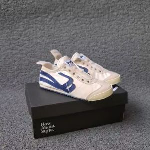 Obral Sepatu Hawn Hazel Slip on Cream Navy 36-43 Sepatu Selop Pria Keren