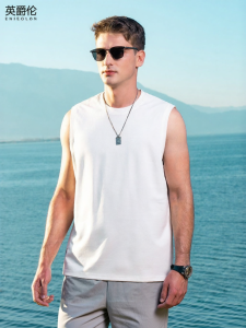 Enjeolon | Smooth Retro Broad-Shoulder Rugged Style Tank Top