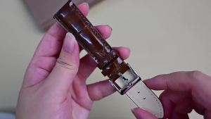 AOOW | Genuine Leather Watch Strap 18/19/20/21/22mm Men Women Glossy Cowhide Band Universal Wrist Bracelet for Tissot for Cartier