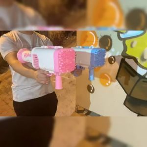 MAINAN PISTOL 32 lubang  BUBLE / BUBLE STIK SABUN / MAINAN GELEMBING SABUN / REFILE MAINAN SABUN