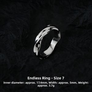 CHUNYAN | Mobius Design Fading-resistant High-end Stylish Mens Ring