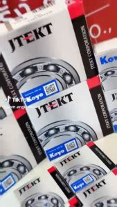 6207 6208 6209 6210 6211 KOYO ตลับลูกปืนเม็ดกลมร่องลึก ฝาเปิด (Deep Groove Ball Bearing)