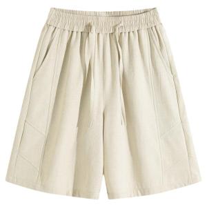 OUMULONG | Like-Linen Stylish Mens Shorts