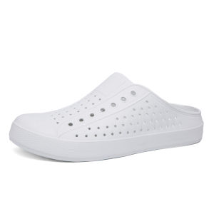 รองเท้าแตะ EVA แบบสวมสำหรับผู้หญิง ฤดูร้อน 2024 รองเท้าแตะชายหาดแบบสวมครึ่งนิ้วแบบลำลอง สไตล์สปอร์ต สวมใส่สบาย รองเท้าแตะแบบสวมครึ่งนิ้วแบบสวมครึ่งนิ้ว