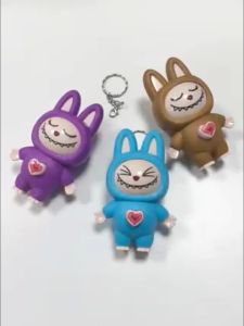 Payoe Labubu Ganti Muka Gantungan Kunci/Tas Handphone Labubu Keychain Lucu