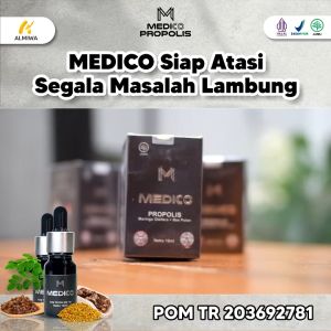 Medico Propolis Obat Maag Asam Lambung Alami Gerd Nyeri Tukak Lambung 10 ML