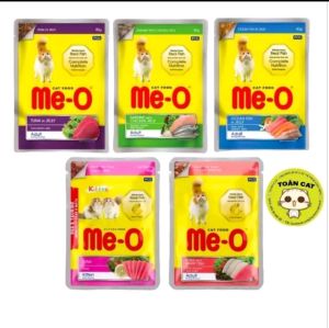 Combo 12 gói Pate me-o cho mèo mọi lứa tuổi gói 80g-Thức ăn ướt cho mèo