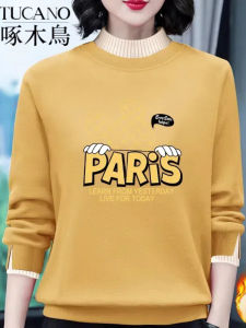 เสื้อสเวตเตอร์คอตั้งแขนยาวผู้หญิง Tucano ฤดูใบไม้ร่วง/ฤดูหนาว ผ้าขนแกะ แฟชั่น ดีไซน์เก๋ไก๋ คุณภาพสูง เสื้อผ้าสำหรับคุณแม่