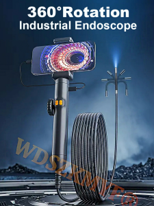 Two-Way Articulating Borescope DXZtoz Wireless Endoscope Camera with 6mm Tiny Articulation Snake Camera 1080P Video Inspecti