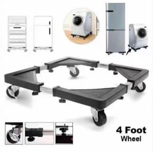 Adjustable Rolling Washing Machine Base Stand