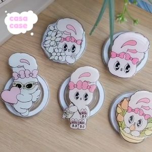 กริ๊ปต็อก Acrylic Esther Bunny Magsafe กิ๊ฟต๊อก การ์ตูนติดหลังมือถือ ที่ติดโทรศัพท์ กริ๊บต็อก [ส่งเร็วทันใจ]