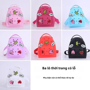 Túi Đeo Vai Màu Kẹo Dẻo Dành Cho Bé Gái Du Lịch Mua Sắm Thông Thường Ba Lô Trẻ Em Sáng Tạo Chất Liệu EVA Lớp Lót PVC Thời Trang Hoạt Hình DIY