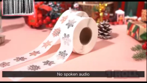 500pcs Christmas Gift Stickers - Adhesive Labels for Gifts Journals & Holiday Decor gifting