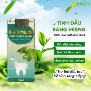 Răng miệng Bách Niên Xuân 10ml date 2027 Giúp Sạch Miệng Giảm Hôi Miệng Sâu Răng