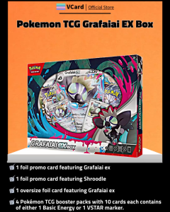 POKEMON Grafaiai ex Box -100% Original-. Pokemon Card. TCG.