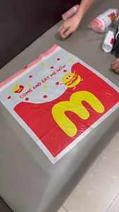 SIMLIFE Cartoon Rubbish Garbage Bag Thickened Bag Dustbin Drawstring Trash Bag Plastik Sampah 垃圾袋