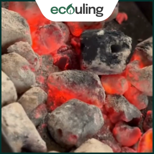EcoUling 5KG COCONUT CHARCOAL: eco-friendly burns 3-6hrs less smoke & hotter than wood charcoal
