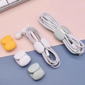 5 Cái Dụng Cụ Cuộn Dây Cáp Kẹp Tròn Đơn Giản Giá Đỡ Sạc USB Sắp Xếp Gọn Gàng Để Bàn Dây Dẫn Cho Cáp Máy Tính Để Bàn Cố Định