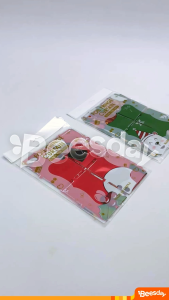 Dekorasi Tirai Foil Natal | Tirai Hias Dinding Pesta Christmas | Ornamen Natal Meriah