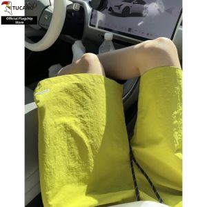 TUCANO | Ice Silk Quick-Dry Embroidered Loose Shorts