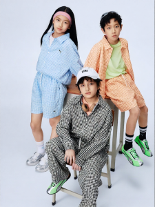 PUMA | Spring Stylish Bubble Textured Kids Shirt Pants Set