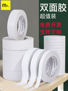 Băng Keo Hai Mặt Siêu Dính Bằng Giấy Cotton Dùng Cho Văn Phòng Thủ Công Học Sinh Dễ Xé Không Để Lại Dấu Vết Trong Suốt Dùng Cho Trẻ Em