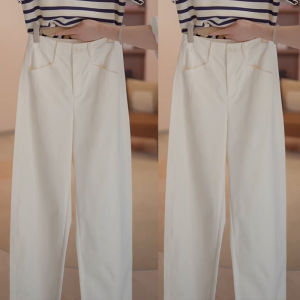 Slim Fit Banana Wide Leg Pants Womens Fashion Anti-Wrinkle High Waist Loose Slimming Knife Pants Korean Style Commute Wind