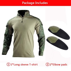 Tactical Shirts Camouflage Military Multicam Combat Shirt Workwear Cargo Pants Men Soldier Sniper Hunting Clothes Wear-resisting