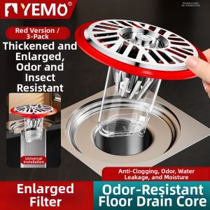 YEMO | Odor Prevention Floor Drain Filter Stop Valve