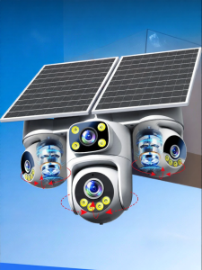 DIFANG | Battery-Free Outdoor 360° Coverage Solar Security Camera