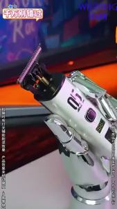 Hair Clipper Professional Barber Use Hair Trimmer LED Display Rechargeable Pemotong Mesin Rambut