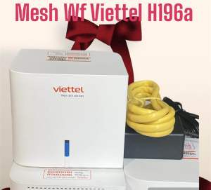 Home Wifi Mesh H196A của Viettel -Hàng Qua Sử Dụng Đầy Đủ Phụ Kiện Trắng Đẹp- Dùng Được Tất Cả Các Mạng