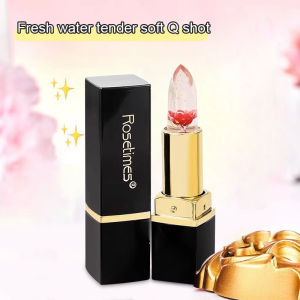 Lipstik Bunga Jelly Color Mengubah Emas Foil Hydrating / Moisturizing Lip Balm / Lipstik Jelly Crystal Tahan Lama Berubah Warna Color Changing COD -🌈Ninestar