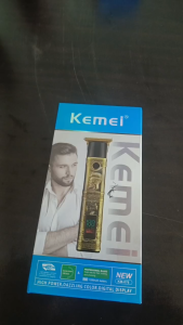 KM-076 Professional Cordless Hair Clipper for Men USB Rechargeable Hair Trimmer with LED Display Adjustable Blades Low Noise Grooming Kit Mesin Cukur Rambut Lelaki