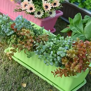 กระถางต้นไม้ กระถางยาว กระถางพลาสติก กระถางปลูกผัก กระถางปลูกต้นไม้ กระถางทรงสี่เหลี่ยม