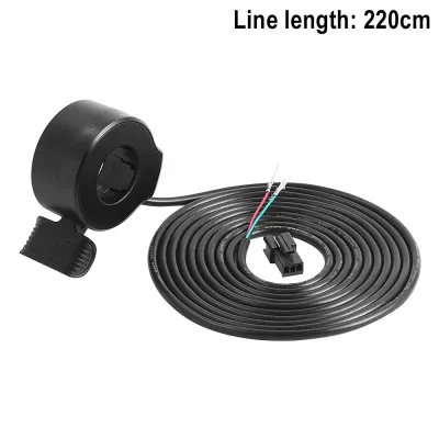 For Electric Scooters Bicycle Accelerator Parts Thumb Throttle Electric Bike 130X Speed Control SM Plug Connector 180cm/220cm