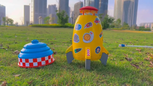 Flying Water Jet Rocket Toys Plug in Faucet Spray Water Jet for Outdoor