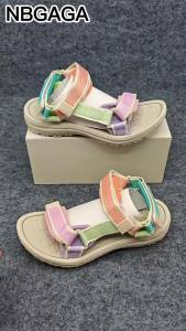 Summer Children Girls Breathable Sport Sandals Non-Slip Soft Sole Outdoor Beach Shoes Kids Casual Waking Sandals Size 30-38