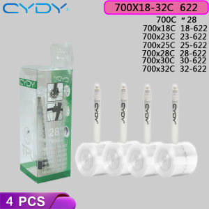 CYDY Road Bicycle TPU Inner Tube 700x18 23 25 26 27 28 30 32C Cycling Bike Tires 30G Camera Tyre 700C Night Fluorescence Valve
