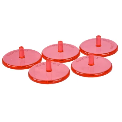50PCS Golf Ball Markers – 24mm Colorful Plastic Position Markers – Assorted Colors for Golf Course Accessories