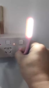 High-quality Portable USB Lamp Energy-saving Night Lamp Millet White Light Eye-protecting LED Night Random Color