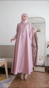 GAMIS KATUN TOYOBO PREMIUM POLOS GAMIS LAURA WARNA TERBARU