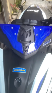 Motorcycle Front Sun Shield Visor for Aerox V1/V2/V3 - Plastic Material - Sporty Styling - Easy Installation - Durable & Reliable