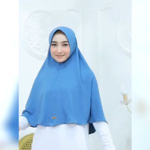 Jilbab Khimar Hijab Instan Pet Antem Kode DAFA-L Bahan Kringkel Airflow Premium By Ory AjeZas Collec